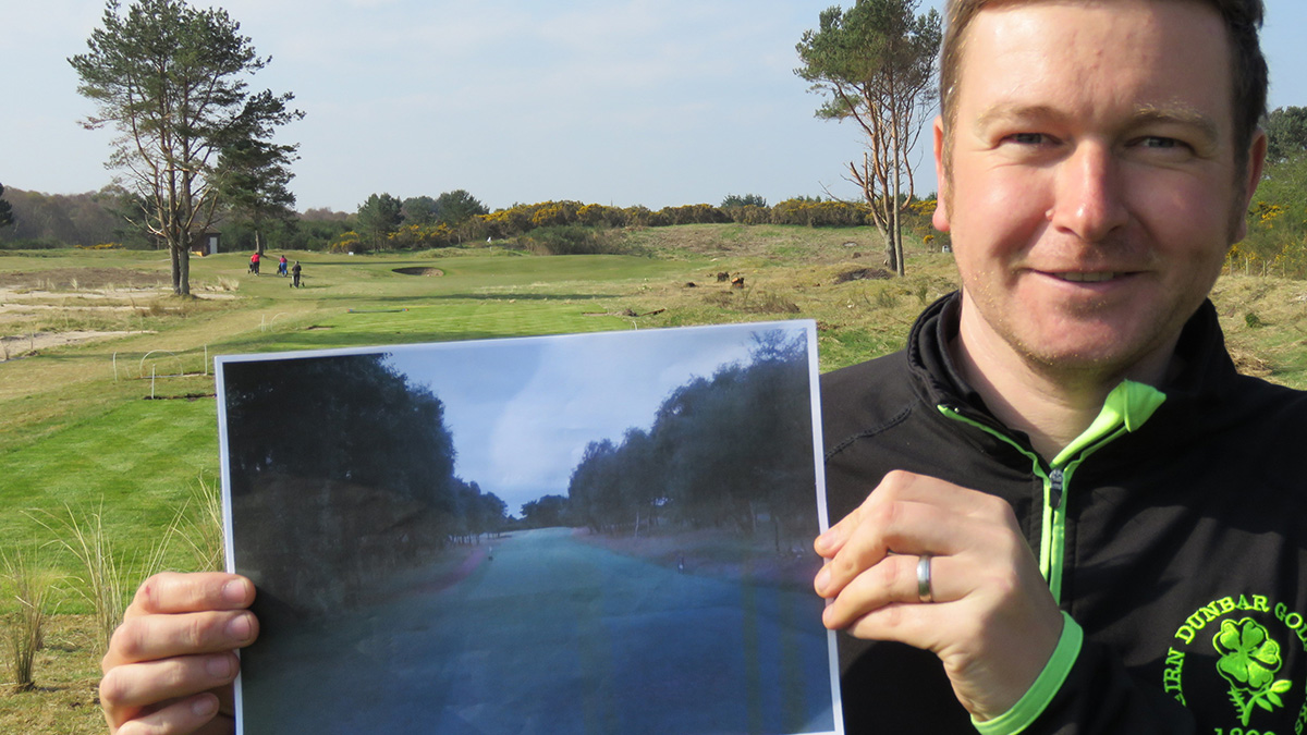 Richard showing how the area looked before tree clearance took place_4205.jpg